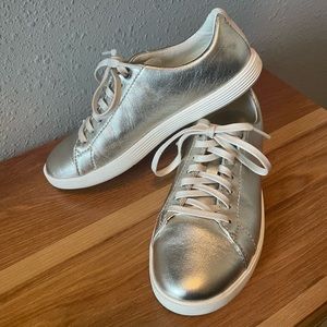 Cole Haan Ladies Gold Tennis Shoes